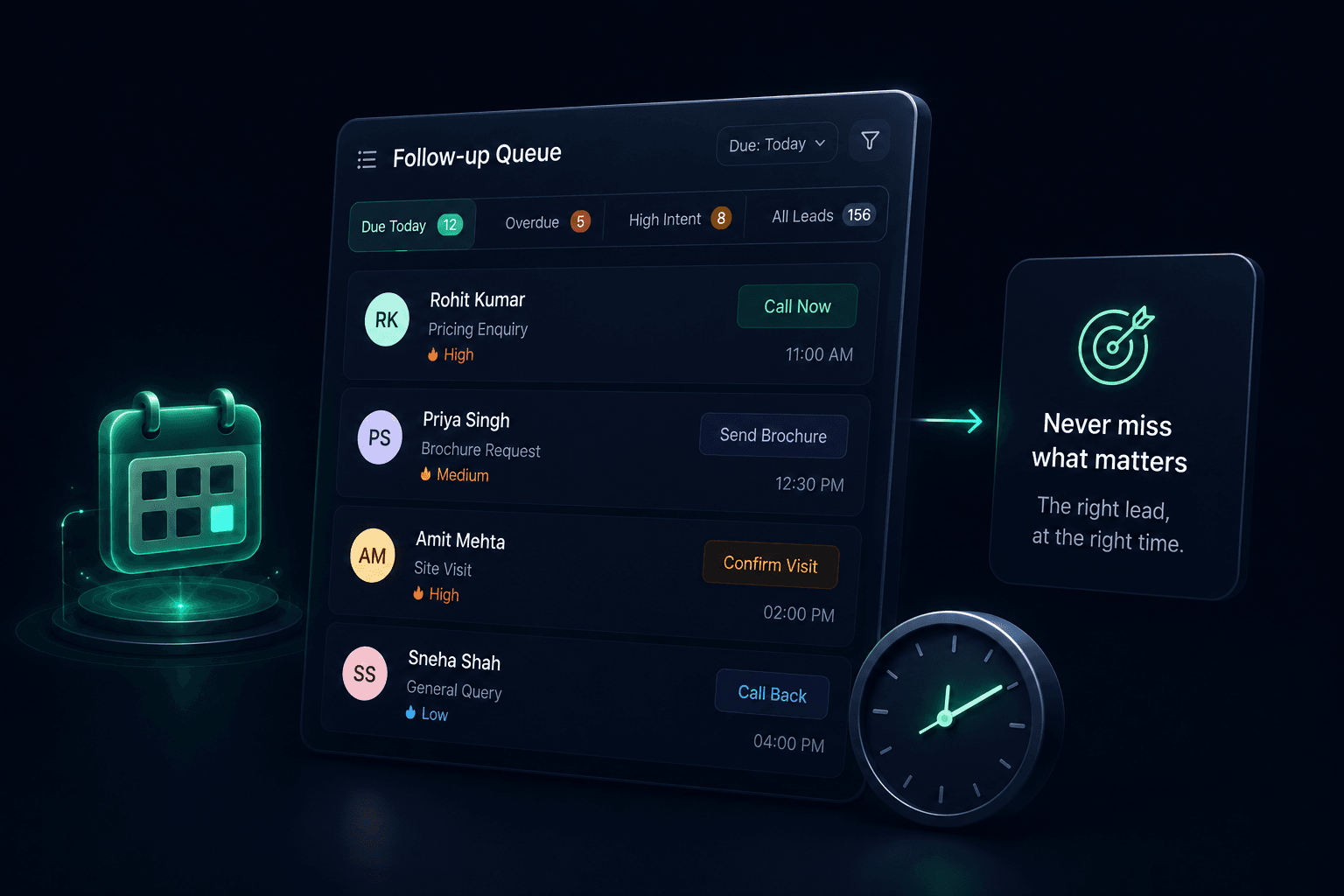 follow up queue product view