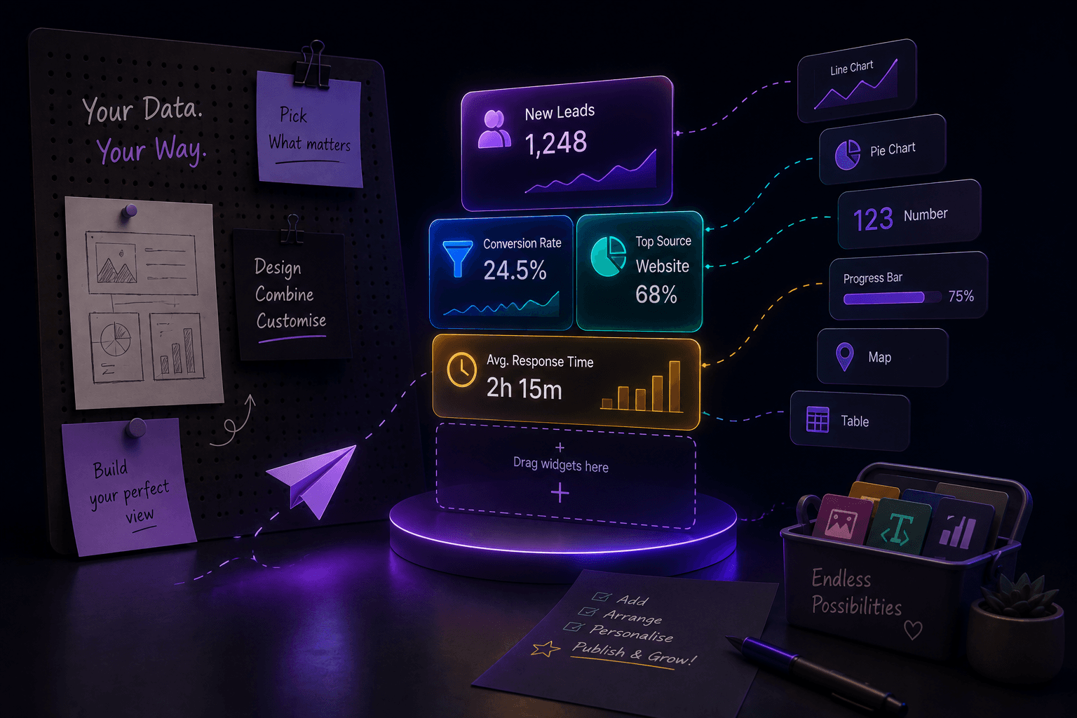 widget builder product view